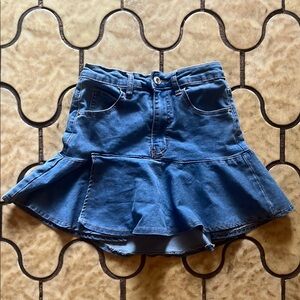 Blue Denim Women's Skirt